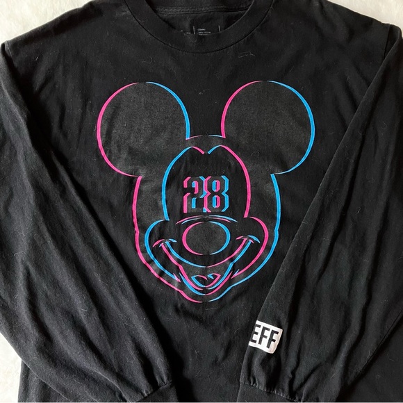 Neon Mickey Neff Long Sleeve T-Shirt - Picture 2 of 4